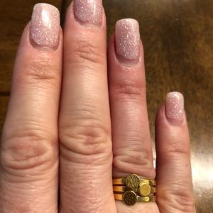Gold rings - set of 3